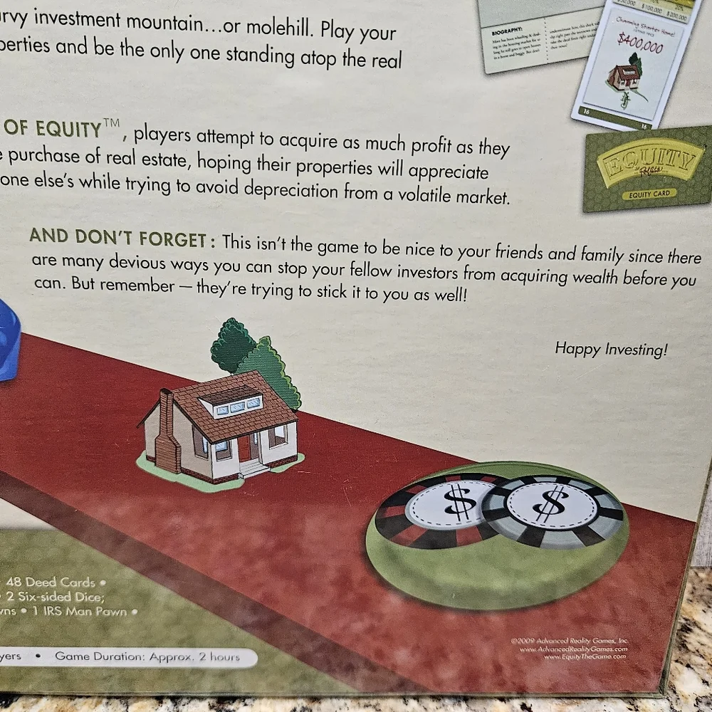 Equity The Real Estate Board Game - Strategy Game NIB - Picture 6 of 14